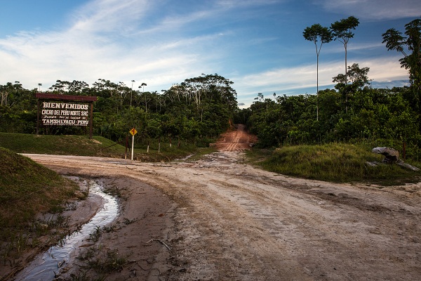 Ingreso a operaciones de Cacao del Perú Norte. Foto: Diego Pérez.